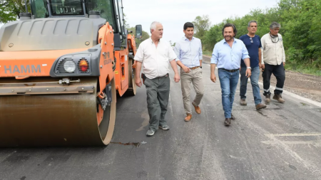 Vialidad Nacional reconstruye la calzada de la ruta 50