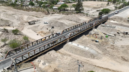 Avanza la obra de los nuevos puentes en Vaqueros