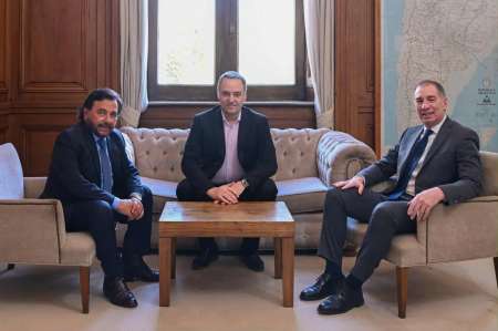 Gustavo Sáenz en Casa Rosada