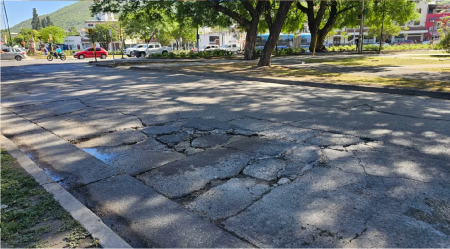 Inicia la repavimentación en el sector de la Terminal