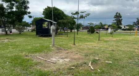 Se recuperó otro espacio público en zona sur