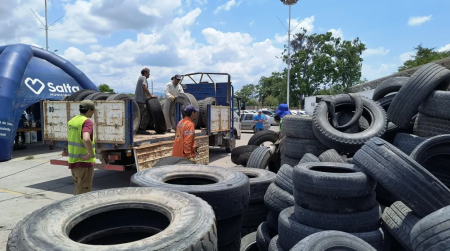 Ya se recolectaron 1.700 toneladas de neumáticos