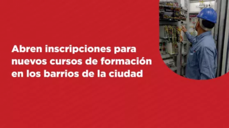 Nuevos cursos de formación en los barrios