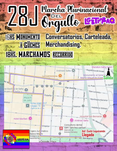 Marcha del orgullo en Salta