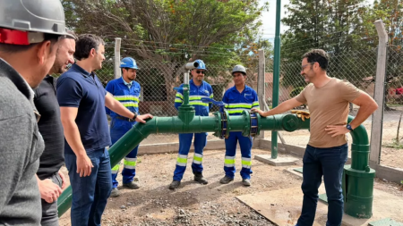 Habilitaron un pozo de agua en zona sudeste