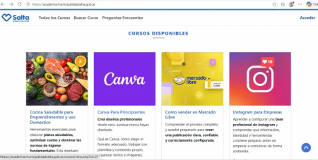La Academia Virtual acerca capacitaciones a cada hogar