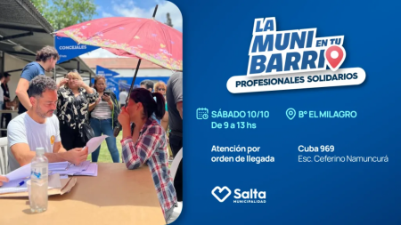 La Muni en tu Barrio en zona Este