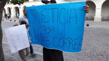 Familiares marcharán hoy por el estudiante Lucas Correa