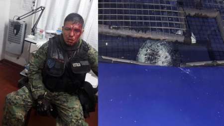 Vecinos de Islas Malvinas apedrearon a policías: tres oficiales heridos y dos detenidos