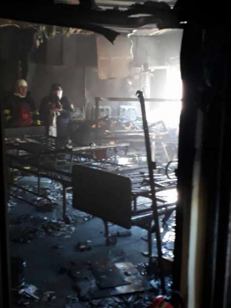 Habilitaron un sector del sanatorio El Carmen mientras siguen las investigaciones del incendio