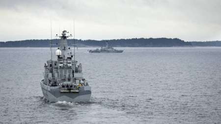 Un dragaminas sueco en el Báltico, en 2014. MARKO SAVALA REUTERS