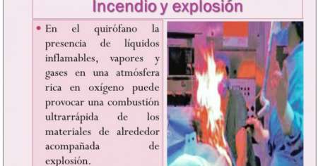 Se rajó un gas en cirugía e incendió el quirófano