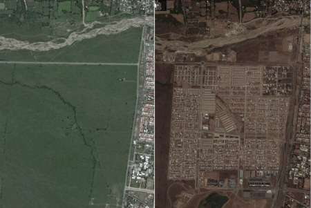 Mirá cómo creció la zona de El Huaico, desde el 2002 a la actualidad