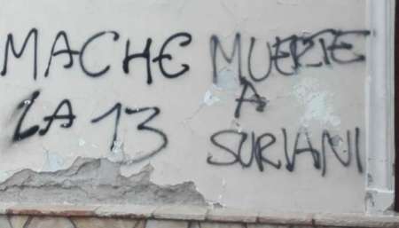 Grafitis con amenazas de muerte al diputado Andrés Suriani
