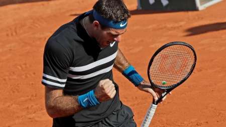 Roland Garros │ Juan Martín Del Potro le ganó a John Isner y avanzó a cuartos de final
