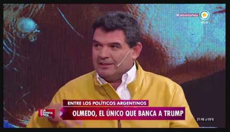 Olmedo intentó aprobar un mensaje de apoyo a Trump y se lo negaron