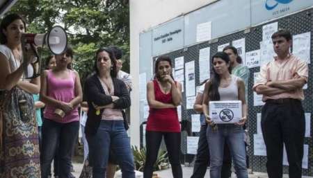 Protestas en la UNSa por la política de ajuste en el CONICET