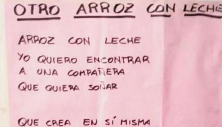 La nueva versión del “Arroz con Leche”: “Valiente sí, sumisa no” dice la canción