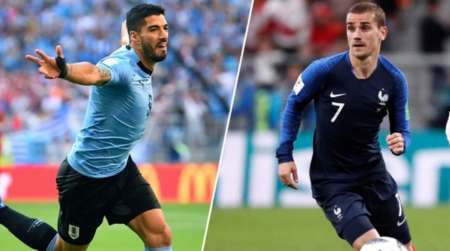 Uruguay y Francia abren los cuartos buscando el pase a semis