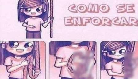 Alerta: un cómic enseña a niños cómo ahorcarse