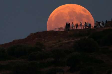 Enterate en qué lugares y a qué hora se podrá ver hoy la “Luna de Sangre”