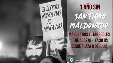 Marchan a Plaza de Mayo para exigir "verdad y justicia" por Santiago Maldonado