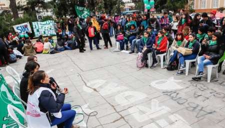 Estudiantes reclamaron por educación sexual integral