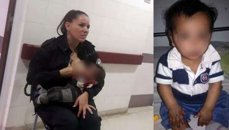 La dura historia del bebé con hambre que la policía amamantó en un hospital