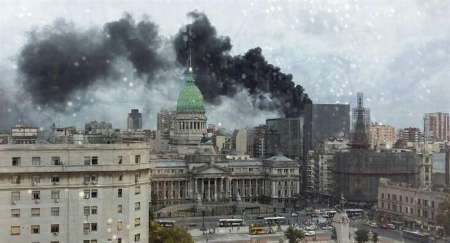 Incendio en el anexo de la Cámara de Diputados