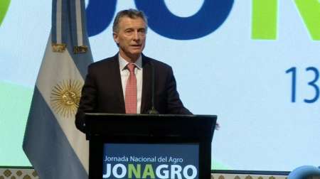 Mauricio Macri: "El cambio en las retenciones al campo son el último esfuerzo temporal"