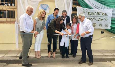 Inauguraron obras en la escuela Teniente Benjamín Matienzo, de Cerrillos