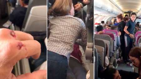 Pánico en México: una turbulencia sacudió un avión y dejó 45 personas con lesiones
