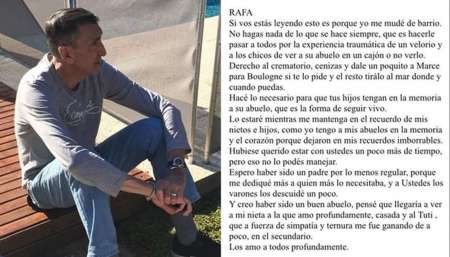 Antes de morir, su papá le dejó escondida una emotiva carta que estalló en Twitter