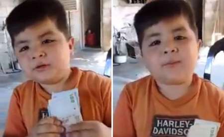 El nene que quiere gastar su plata en panchuques se volvió un fenómeno viral