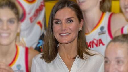 La Reina Letizia apoyó a España en la Copa del Mundo de baloncesto femenino