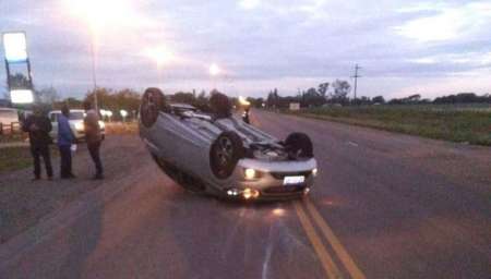 Quiso esquivar un caballo y volcó en la ruta 9/34, a la altura de Metán