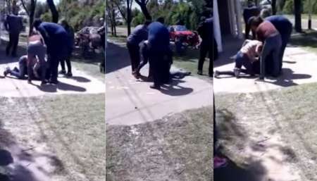 VIDEO: Brutal pelea entre madres en la puerta del jardín de infantes