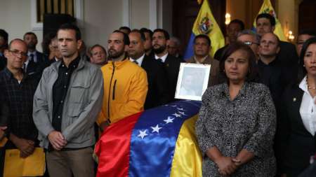 Indignación mundial por la muerte en comisaría del opositor venezolano