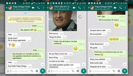 Un joven escrachó a un cura que intentó seducirlo por Whatsapp: “Estoy muy caliente”