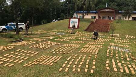 Hallaron 1.800 kilos de marihuana