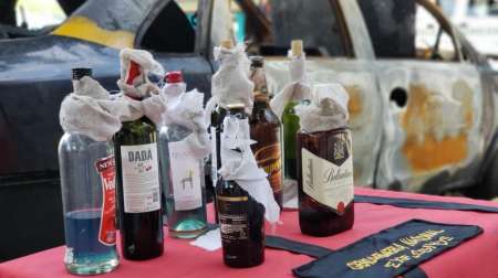 Encontraron bombas molotov cerca del punto de inicio de la marcha opositora al G20