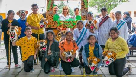 Chicos concientizan sobre la importancia del yaguareté