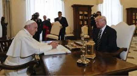 Tras su reunión con el papa Francisco, Trump dice estar "más determinado que nunca en perseguir la paz mundial"