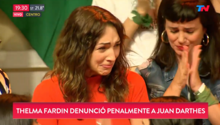 Thelma Fardin denunció penalmente a Juan Darthes por violación
