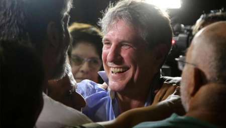 Con tobillera electrónica, Boudou dejó la cárcel de Ezeiza