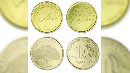 Mirá cómo son las nuevas monedas de $2 y $10