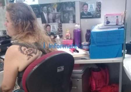 La empleada municipal fanática de Gustavo Sáenz ahora se tatuó su rostro