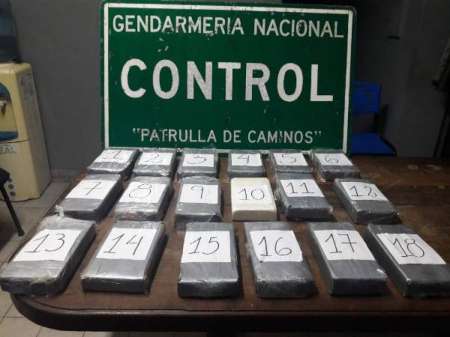 Intentó pasar más de 20 kilos de cocaína hacia Mendoza en un auto con sus hijos a bordo