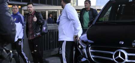 Messi ya está con la Selección en Madrida