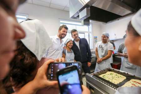 Tinelli volvió a coquetear con la política: hoy se mostró con Massa